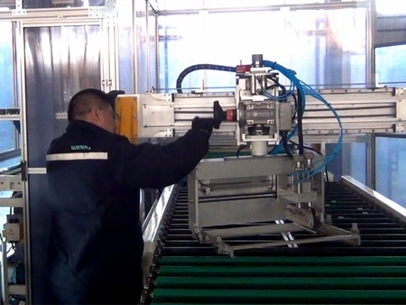 Angle adjustment of the printhead